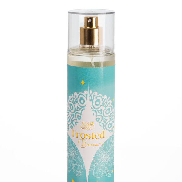 SUGAR SPROUT "Frosted Breeze" Women's Body Mist / Body Splash (250 ml) – Soft Scent with White Musk and Fresh Flowers – For Serenity, Comfort, and Lasting Purity