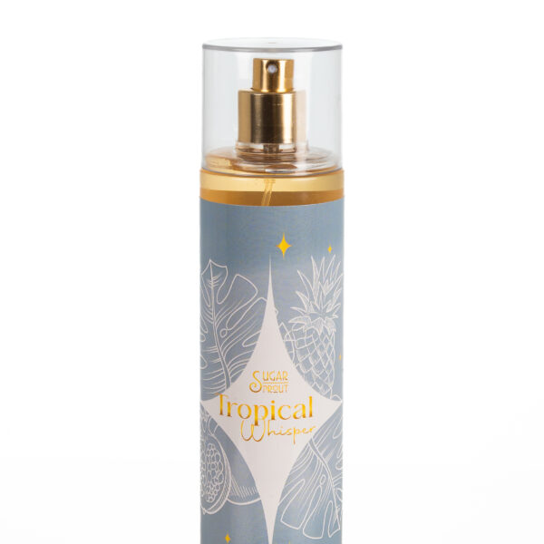 SUGAR SPROUT "Tropical Whisper" Body Mist / Body Splash (250 ml) – Unisex Summer Scent with Tropical Fruits and Light Musk – For Lasting